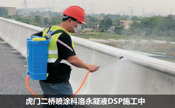 科洛永凝液DPS，為虎門二橋防水添保障